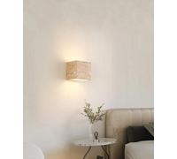 ISCBAFYX Lámpara de Pared para el hogar, decoración LED Rectangular de Piedra nórdica, Dormitorio, Estudio, Sala de Estar, Comedor, Accesorios de iluminación,