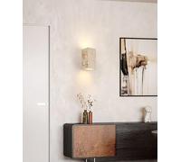 ISCBAFYX Lámpara de Pared para el hogar, decoración LED Rectangular de Piedra nórdica, Dormitorio, Estudio, Sala de Estar, Comedor, Accesorios de iluminación,