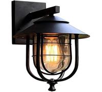 ISCBAFYX Lámparas de Pared Apliques Impermeable Exterior Comunidad Externa Aluminio Vidrio Villa Patio Jardín Paisaje Aplique Iluminación Accesorio