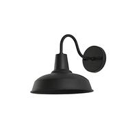 ISCBAFYX Lámparas de Pared Apliques Lámpara de Granero de 35 cm Luz de Letrero Ajustable para Uso Interior y Exterior Pared LED Exterior Interior Pintura de Hierro Forjado Negro Patio Villa Comunidad