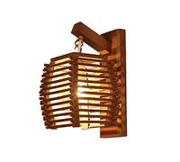 ISCBAFYX Lámparas de Pared Apliques Lámpara de Pared de Madera Restaurante Chino Aplique de Pared Luz de Noche Escalera Pasillo Pasillo Luz de Pared Cocina Sujetador Interior y Exterior