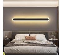 ISCBAFYX Lámparas De Pared Apliques Lámpara De Pared Dormitorio Tira Larga Aplique De Pared Lineal Aluminio Fondo Interior Aplique De Pared para Mesita De Noche Pasillo Escalera Iluminación del Hotel