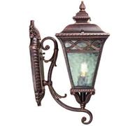 ISCBAFYX Lámparas de Pared Apliques Lámpara de Pared Impermeable al Aire Libre Accesorio de iluminación clásico al revés Linterna de luz de Pared de Vidrio Antiguo