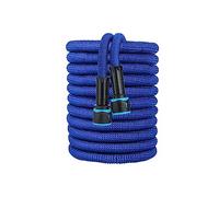 ISCBAFYX Manguera de riego de jardín de 25-100 pies, extensión de Agua a Alta presión, Magia de Lavado de Autos, Herramienta para el hogar, Agricultura ampliamente Utilizada (Azul, 25 pies-7,5 m)