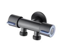 ISCBAFYX Pistola rociadora de Acero Inoxidable 304, Juego de rociador de bidé de Mano para Ducha, Boquilla para Grifo de Inodoro, autolimpieza (válvula Negra)