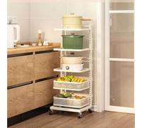 ISCBAFYX Rejilla Extensible para Horno de microondas: Estante de Almacenamiento de Cocina de 3 Niveles con Soporte para Tabla de Cortar, solución Blanca para Ahorro de Espacio para encimera