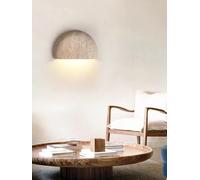 ISCBAFYX Retro Sala de Estar LED vestíbulo de Pared Cueva Amarilla Natural Pasillo de Piedra atmósfera de café lámpara de Pared del Dormitorio LED,