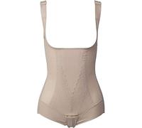 ISCBAFYX Ropa Moldeadora de Cuerpo Abierto para Mujer, Ajustada a un Solo Cuerpo, Adecuada para Mujeres con Control Abdominal (Beige (Desnudo) 3X)
