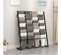 ISCBAFYX Soporte de exhibición de Bufandas de Metal portátil con 10 estantes - Perchero versátil y nizer de Ropa Comercial para chales, Bufandas y Accesorios - Solución minorista Que Ahorra Espacio