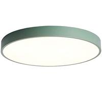 ISCBAFYX Soporte de luz Aron LED luz de Techo Montaje Redondo lámpara de Techo habitación iluminación Interior para niño niña Dormitorio Sala de Estar, Verde + atenuación de 3 Pasos, 19.7 in 36 W