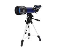ISCBAFYX Telescopio monocular Telescopio de Alta Potencia Telescopio de Apertura de 70 mm y Distancia Focal de 400 mm con trípode Ajustable y Alcance buscador Refractor 16X y 66X para Principiantes y
