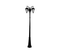 ISCBAFYX Tradición Victoriana al Aire Libre Impermeable Aluminio 2M E27 Socket Villa Poste Alto Paisaje lámpara de jardín Comunidad Continental farola lámpara de pie a Prueba de Lluvia lámpara de
