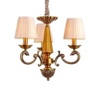 ISCBAFYX Tradicional 3 Cabezas Moderna Todo lo Colgante Sala de Estar Techo de Techo lámparas de Tela Blanca de Tela Blanca lámparas de Colgar E27