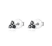 ISCBAFYX TXCLTS S925 Pendientes de Plata de Ley con circonita para Mujer, Bonitos Pendientes con Forma de Tortuga Dorada, Estrella, Luna, joyería de, Regalo de cumpleaños, Pendiente con Clip