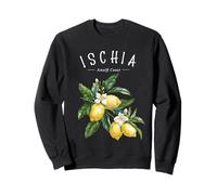 Ischia Costa de Amalfi Italia Limón Arte Frutas Italianas Vintage Sudadera
