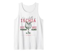Ischia La vida es mejor en el Golfo de Nápoles Mediterráneo Italia Camiseta sin Mangas
