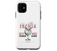 Ischia La vida es mejor en el Golfo de Nápoles Mediterráneo Italia Carcasa para iPhone 11