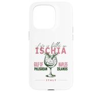 Ischia La vida es mejor en el Golfo de Nápoles Mediterráneo Italia Carcasa para iPhone 15 Pro
