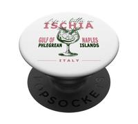 Ischia La vida es mejor en el Golfo de Nápoles Mediterráneo Italia PopSockets PopGrip Adhesivo