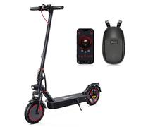 iScooter 10" Patinete Eléctrico Adultos Homologado DGT, 500W Motor, Autonomía De 30-40 KM, Máxima 25KM/H, Bocina, Timbre, Intermitentes, App, Frenado Doble, Plegable, Carga 120 KG, Bloqueo/Desbloqueo