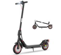 iScooter 8.5" Patinete Eléctrico Adultos Homologado DGT, 350W Motor, Autonomía De 20-25 KM, Máxima 25KM/H, Bocina, Timbre, Intermitentes, App, Frenado Doble, Plegable, Carga 120 KG, 13 KG