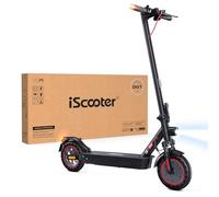 iScooter Homologado DGT Patinete Electrico Adultos, 500W Motor, 6/15/25 KM/H, Autonomía 40KM, Doble Freno, App, Antirrobo, Carga 120KG, Plegable, Bolsa, Desplazamiento Diario, Uso en Carretera