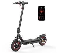 iScooter i10 Scooter eléctrico plegable, motor de 650W, batería de 42V15Ah, Scooter eléctrico para adultos, neumáticos de 10 pulgadas a 40KM/H, Scooter urbano Negro