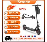 IScooter I9PRO Scooter eléctrico 350W 36V7.5Ah pantalla LCD monopatín eléctrico conveniente conexión de aplicación inteligente EScooter 350W 36V7.5Ah