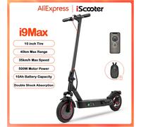 Scooter i9Max-patinete eléctrico de 10 pulgadas, Motor máximo de 500W, scooters de doble absorción i9Max