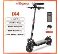 IScooter-patinete eléctrico iX4, 800W, 15Ah, potente patinete antideslizante, neumático todoterreno, alcance de 45km, velocidad de 45 km/h