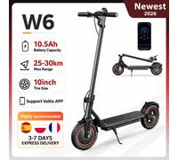 Patinetes eléctricos W5/W6, 8,5/10 pulgadas, 350/500W, 36V7.8Ah, 30/35 km/h, 30 + rango, Control por aplicación, scooter eléctrico urbano para viajeros W6 500W 10.5Ah/10‘’