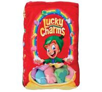 iscream Lucky Charms Cereal - Juego de almohadas de 35,5 x 25,4 cm con 8 mini almohadas de peluche con diseño de malvavisco
