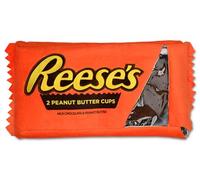 iscream Reese's - Juego de Tazas de Mantequilla de maní de 19 x 8.5 Pulgadas con Dos Tazas de Peluche