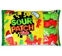 iscream Sour Patch Kids Christmas Package 18" x 12" Pillow Set with Mini SPK Candy Pillows