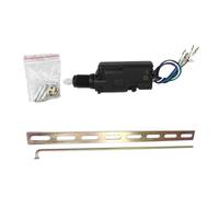 Isctxh Cerradura Puerta Cierre Motor Actuador Cerradura Puerta Eléctrica Automóvil Universal Resistente Kit Una Sola Pistola Cable 2/5, 12 V(2 Wires)