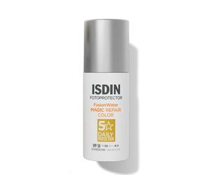 ISDIN Bases Maquillaje Fusion Water MAGIC Repair Color SPF 50 Protector Solar Facial Con Color Y Triple Acción Anti-Edad