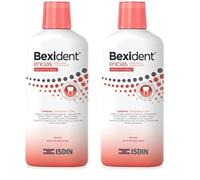 ISDIN Bexident Encías Tratamiento Coadyuvante Colutorio con Clorhexidina 0,12% + Pantenol, Coadyuvante en gingivitis y periodontitis con acción inmediata, 1 x 500ml (Paquete de 2)