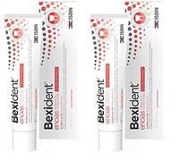 ISDIN Bexident Encías Tratamiento Coadyuvante Dentífrico en Gel con Clorhexidina 0,12% + Pantenol, Coadyuvante en gingivitis y periodontitis con acción inmediata, 1 x 75 ml (Paquete de 2)