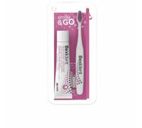 Isdin Bexident Smile&Go Dientes Sensibles Kit De Viaje, Formato Para Llevar. Cepillo Extra Suave Y Pasta Dientes Sensibles De 25Ml. - 3 de 1 unidad (Total 3 unidades)