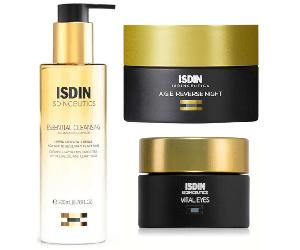 Isdin Essential Cleansing 200 ml + Vital Eyes 15 ml + AGE Reverse Night 50 ml