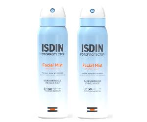 Isdin Fotoprotector Bruma Facial SPF50 2x100 ml