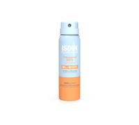 ISDIN - Fotoprotector Transparent Spray Wet Skin SPF 50 para cuerpo, protección solar muy alta UVA/UVB con tecnología Wet Skin para piel mojada, resistente al agua y sudor, acabado invisible y