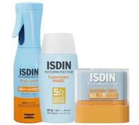 Isdin Fusion Water Magic SPF50 50 ml + Body Lotion SPF50 250 ml + Invisible Stick SPF50+ 10 gr