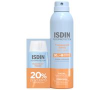 Isdin Fusion Water Magic SPF50 50 ml + Isdin Wet Skin Spray Transparente SPF50 250 ml