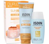 Isdin Fusion Water Magic SPF50 50 ml + Sunisdin 60 Cápsulas Solares + Gel Crema SPF50 250 ml