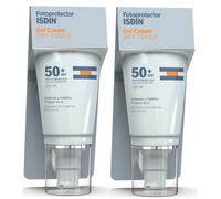 Isdin Gel Crema Toque Seco SPF50+ 2x50 ml