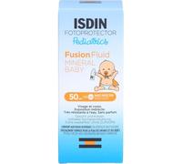 ISDIN Pediatrics Fusion Fluid Mineral Baby LSF 50 mineralische Sonnencreme für Kinder und Babys, 50 ml Crema