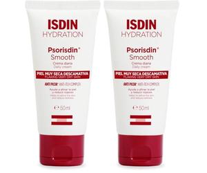 Isdin Psorisdin Smooth Crema, Suaviza y Reduce las Rojeces de la Piel de Personas con Psoriasis 1 x 50ml (Paquete de 2)