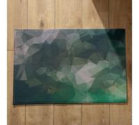 Isdreem Alfombra Cocina Antideslizante Grande Felpudo Friends Arte Geométrico Alfombra Puerta Exterior Felpudo Interior Alfombrillas Decorativas Antideslizantes, 50x80cm