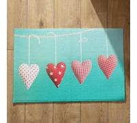 Isdreem Alfombra De Baño Absorbente Felpudo A Medida Amar Alfombras Puerta Alfombrilla Antideslizante Bañera Pequeña Alfombrillas Decorativas Antideslizantes, 40x60cm